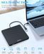 Зовнішній CD DVD привід для ноутбука USB 3.0 Type-C фото 4