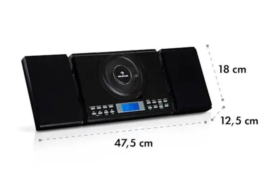 Стереосистема AUNA Wallie Microsystem FM Bt CD (10033227) фото