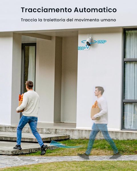 Уличная Wi-Fi камера ieGeek 2K с углом обзора 360&deg; фото
