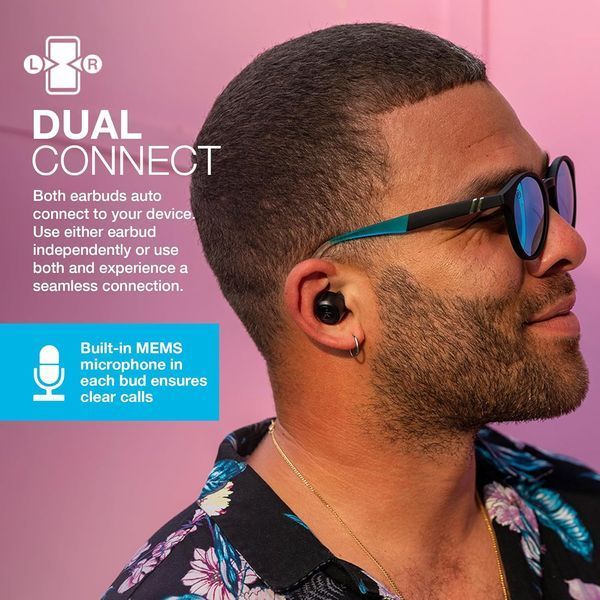 Bluetooth-навушники JLab Go Pop+ True Wireless Earbuds фото