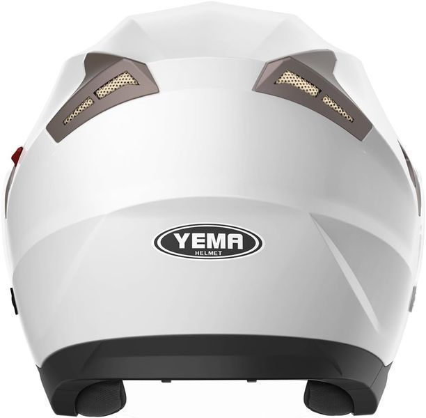 Мотошолом YEMA YM-627 з подвійним сонцезахисним козирком (розмір XL)