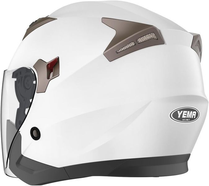 Мотошолом YEMA YM-627 з подвійним сонцезахисним козирком (розмір XL)