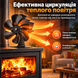 Термоэлектрический вентилятор для дровяной печи для распределения тепла