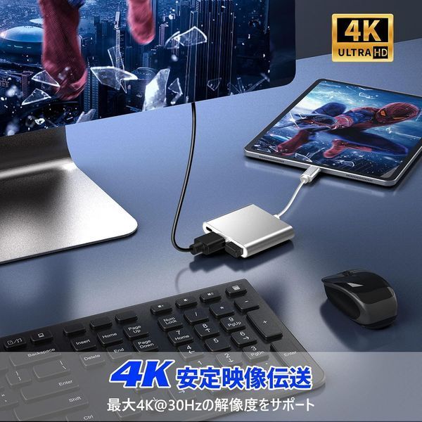 Адаптер USB-C на HDMI ElecMoga
