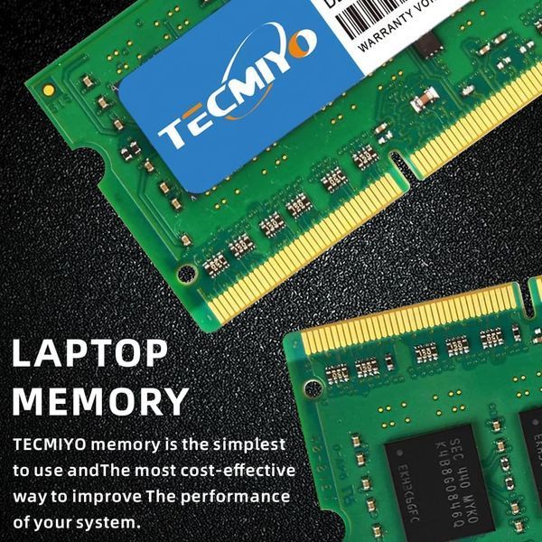 Оперативная память TECMIYO 1RX8 PC3L 12800S 8 ГБ DDR3 1600 RAM (1X8 ГБ) 1,35 В/1,5 В PC3-12800 DDR3 1600 МГц SODIMM CL11 без ECC фото