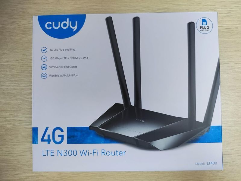 Модем-роутер WiFi Cudy N300 4G Cudy фото