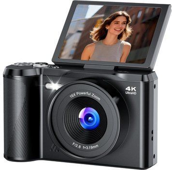 Цифрова камера 4K 56 Мп з дисковим перемикачем та зумом 16X фото
