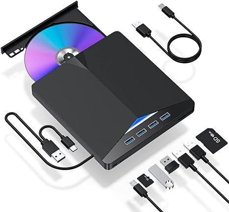 Оптичний пристрій для запису DVD/CD NVOPERANG  7 в 1 USB 3.0 фото