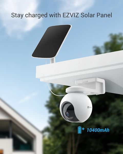 Беспроводная уличная камера EZVIZ 2K с аккумулятором фото