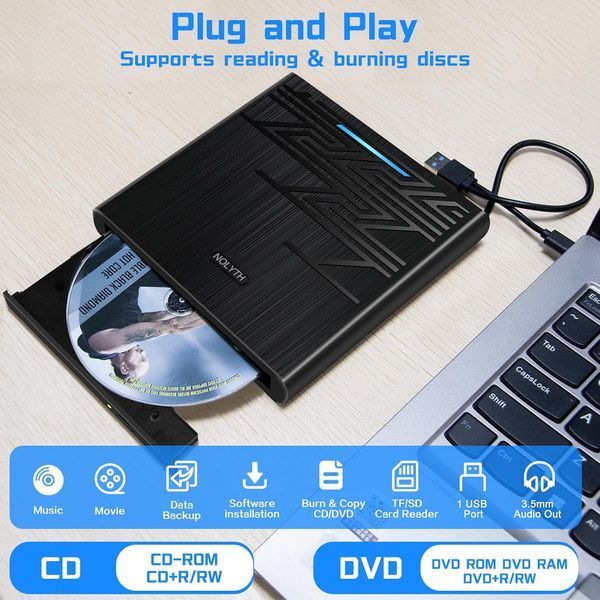 Зовнішній DVD-привід NOLYTH для Mac