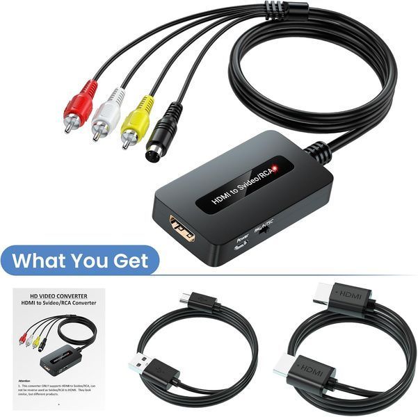 Конвертер HDMI у S Video RCA 1080P Generic фото