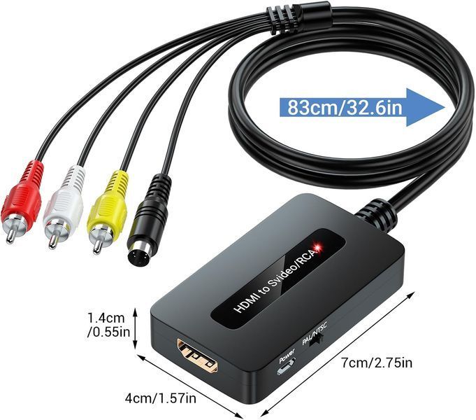 Конвертер HDMI у S Video RCA 1080P Generic фото