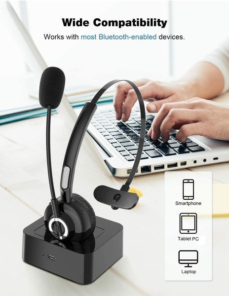 Bluetooth-гарнитура Sfant Trucker V5.0 с шумоподавлением фото