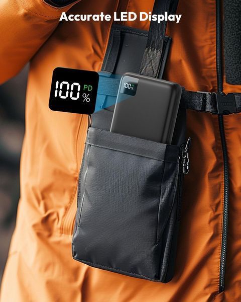 Портативний зарядний пристрій Power Bank 27000 mAh з PD 22.5W і 4 USB