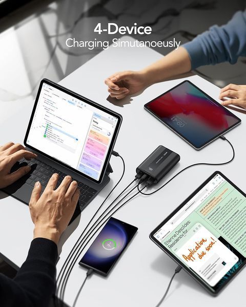 Портативный внешний аккумулятор Power Bank 20000 мАч