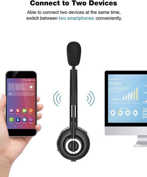 Bluetooth-гарнитура Sfant Trucker V5.0 с шумоподавлением фото
