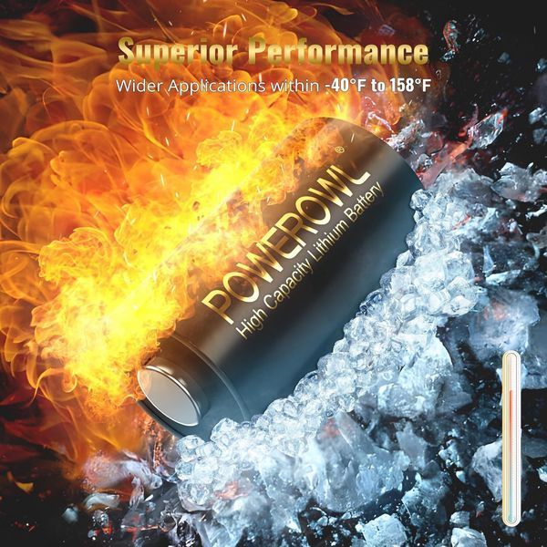 Комплект літієвих батарей POWEROWL CR15h270 CR2 3V (6 шт)