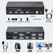 KVM-перемикач Displayport для 2 моніторів та 2 комп'ютерів