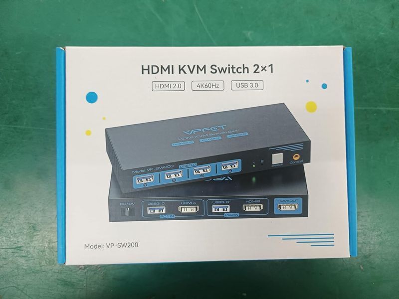 HDMI KVM-переключатель для 2 ПК и 1 монитора фото