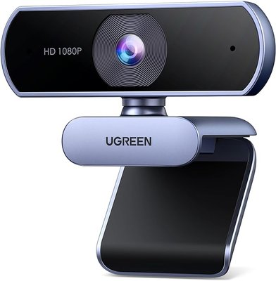 Веб-камера Ugreen 1080P 30FPS, USB, 2МР