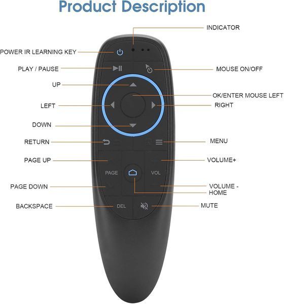 Пульт дистанційного керування Bluetooth 5.1 Cuifati