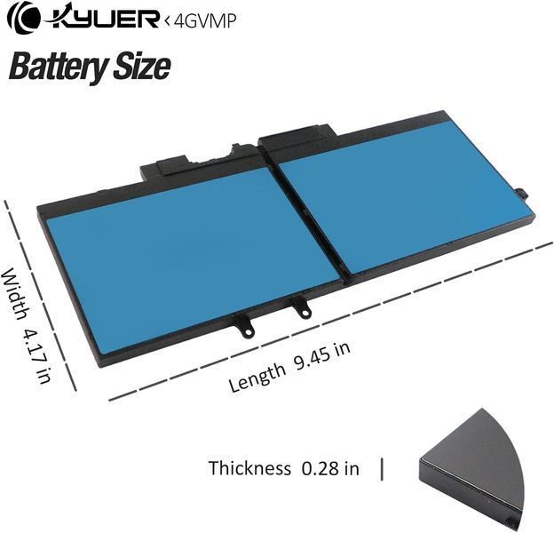 Аккумулятор для ноутбука K KYUER для Dell Latitude фото