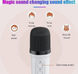 Беспроводная Bluetooth-колонка-караоке с двумя микрофонами фото 2