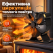 Вентилятор для печи и камина с питанием от тепла
