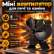 Вентилятор для печи и камина с питанием от тепла