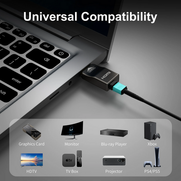 Оптоволоконный бронированный кабель HDMI 2.1 RUIPRO 8K фото