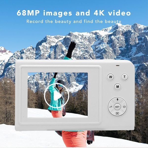 Цифрова камера 4K з автофокусом, фото 68 Мп та цифровим зумом 16&times; фото