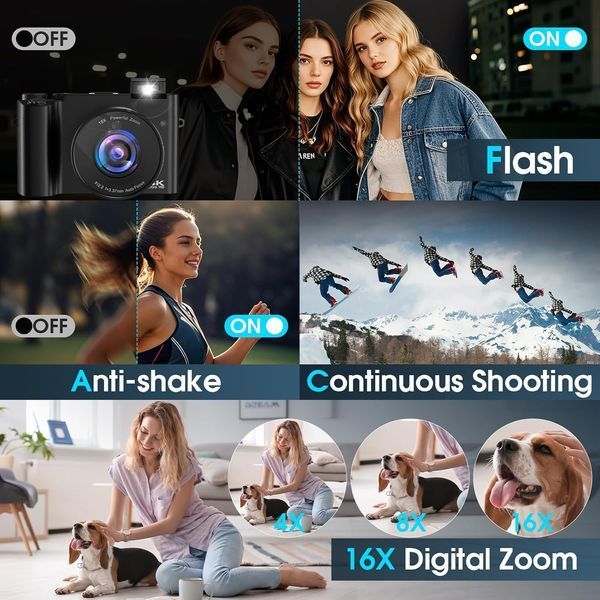 Цифровая камера с картой памяти 32 ГБ фото