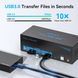 USB 3.0 HDMI+2 Displayport KVM-переключатель 3 монитора 2 компьютера 8K при 60 Гц/4K при 120 Гц фото 2