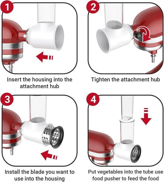 Насадка-шинковка для міксера KitchenAid