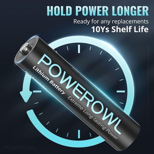 Комплект литиевых батарей POWEROWL CR2032 (12 шт) и AAA (8 шт)