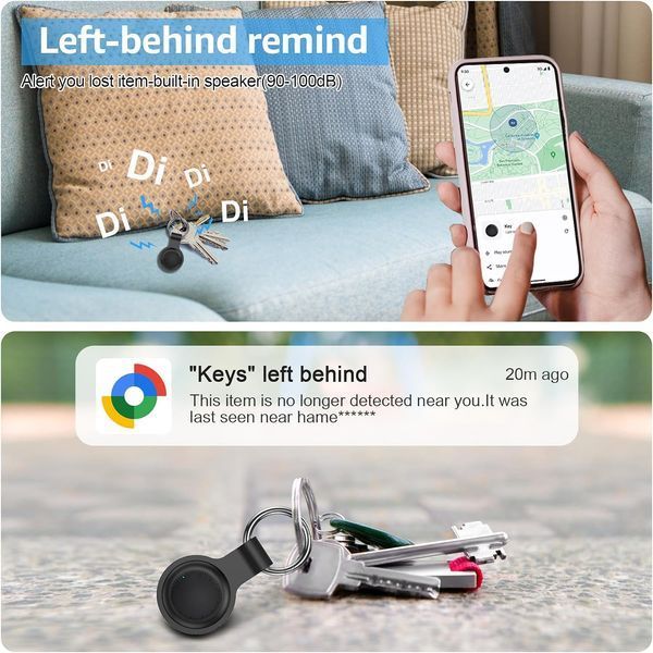 Набір Bluetooth-трекерів для пошуку речей сумісні з Google Find Hub (4 шт.)