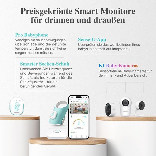 Розумні шкарпетки Sense-U для малюків