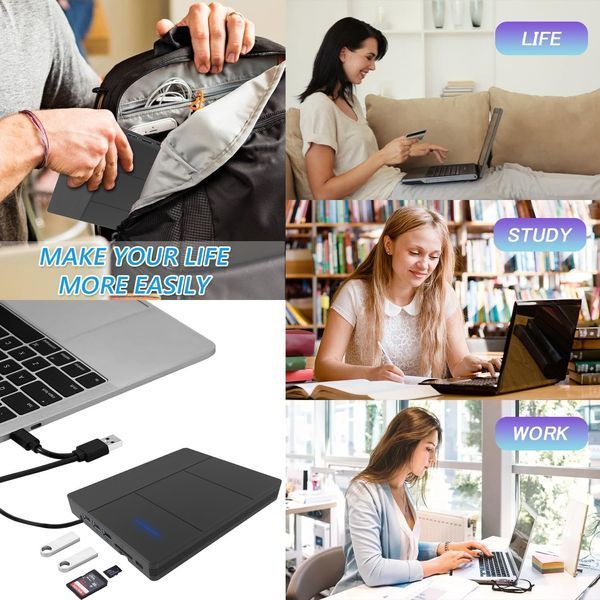Внешний Blu-ray привод Custom Catch 6 в 1