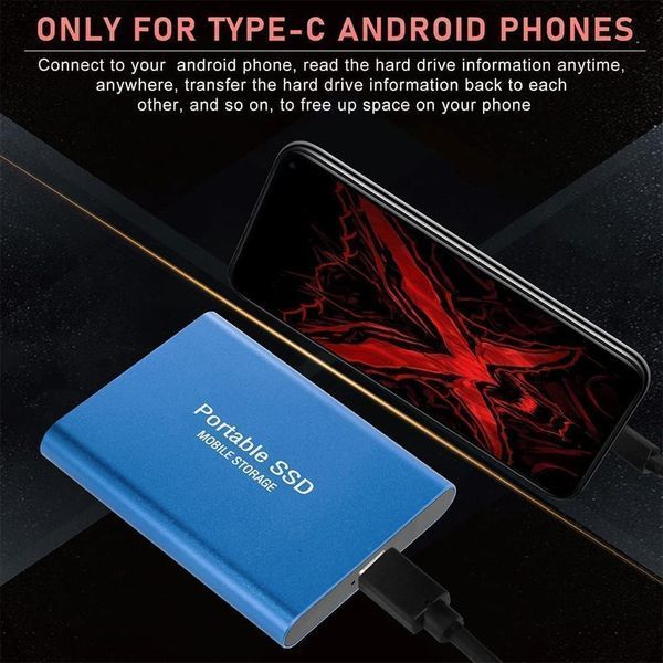 Зовнішній SSD накопичувач 8 ТБ USB 3.1 Type-C для ноутбука