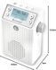 Настінний радіоприймач DAB+/FM Soundmaster DAB60WE з детектором руху та Li-On акумулятором 1200 мАг фото 7