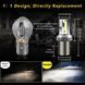 Светодиодная фара Asasytal S2 Ba20d / светодиодная лампа для фар мотоцикла DC12V/24V 20W (комплект 2 шт.)
