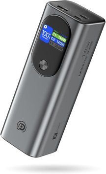 Внешний аккумулятор POWERАDD PRO 140W 27000mAh USB C, павербанк с цифровым дисплеем фото