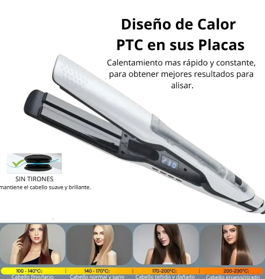 Паровий випрямляч для волосся Plancha De Pelo A Vapor Professional