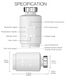 Умный радиаторный термостат MOES Zigbee Smart