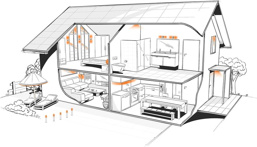 OSRAM Smart + датчик, детектор движения ZigBee для автоматического контроля освещения, встроенный датчик температуры