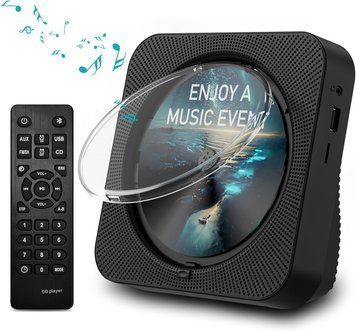 Настольный CD-проигрыватель Bluetooth с динамиками и пультом ДУ фото