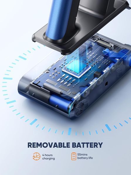 Акумуляторний пилосос Buture Pro BP10, 450 Вт, 33 КПа