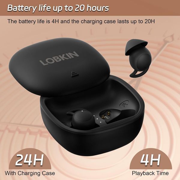 Беспроводные наушники для сна LOBKIN Sleep Earbuds Bluetooth 5.3 фото