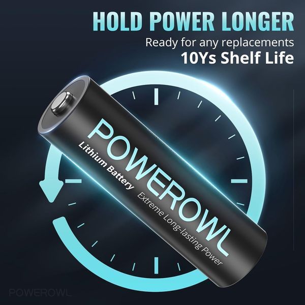Літієві батареї POWEROWL AA 16 шт
