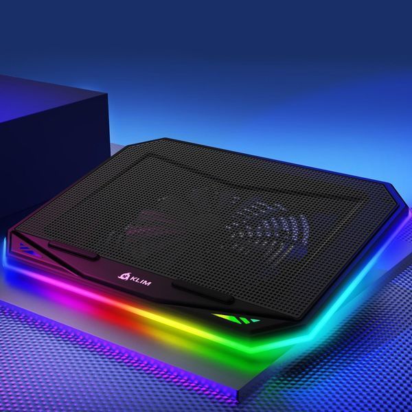 Охолоджувальна підставка для ноутбука з RGB фото